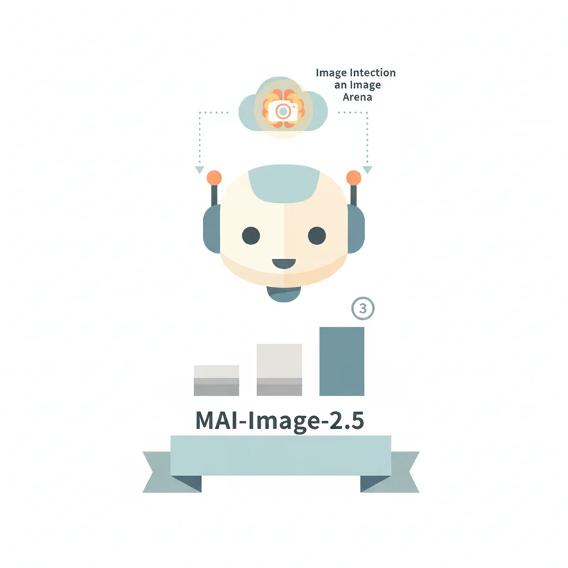 MAI-Image-2.5が画像生成Arenaで第3位にランクイン