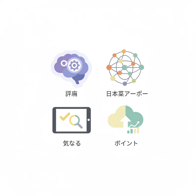 日本語ユーザー向け評価｜気になる4つのポイント