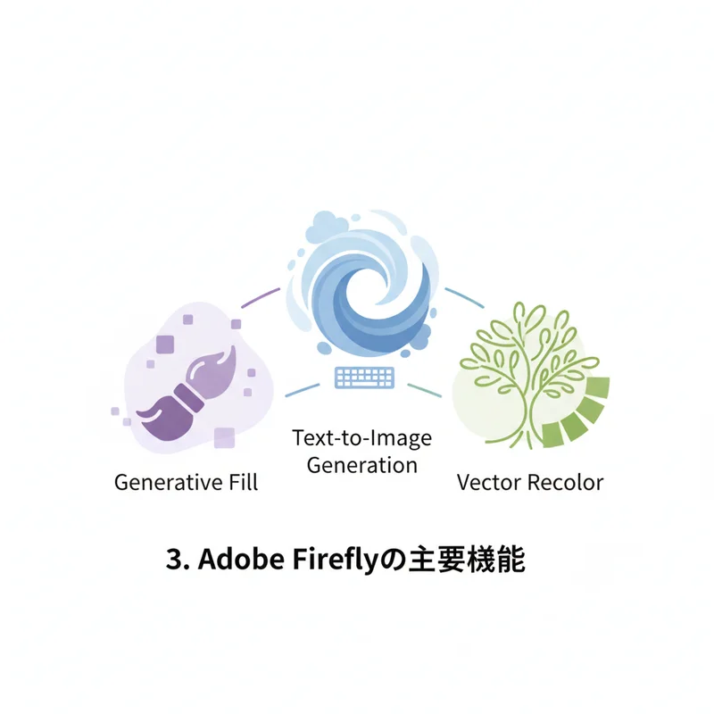 3. Adobe Fireflyの主要機能