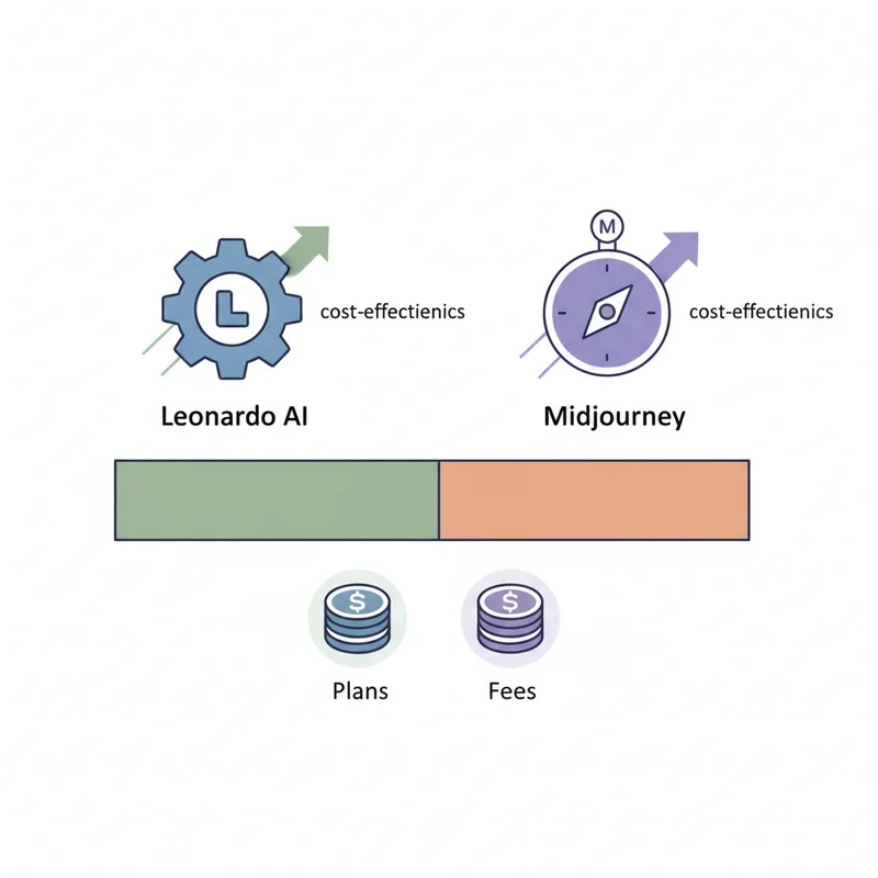 料金比較|Leonardo AIとMidjourneyのプラン別費用対効果